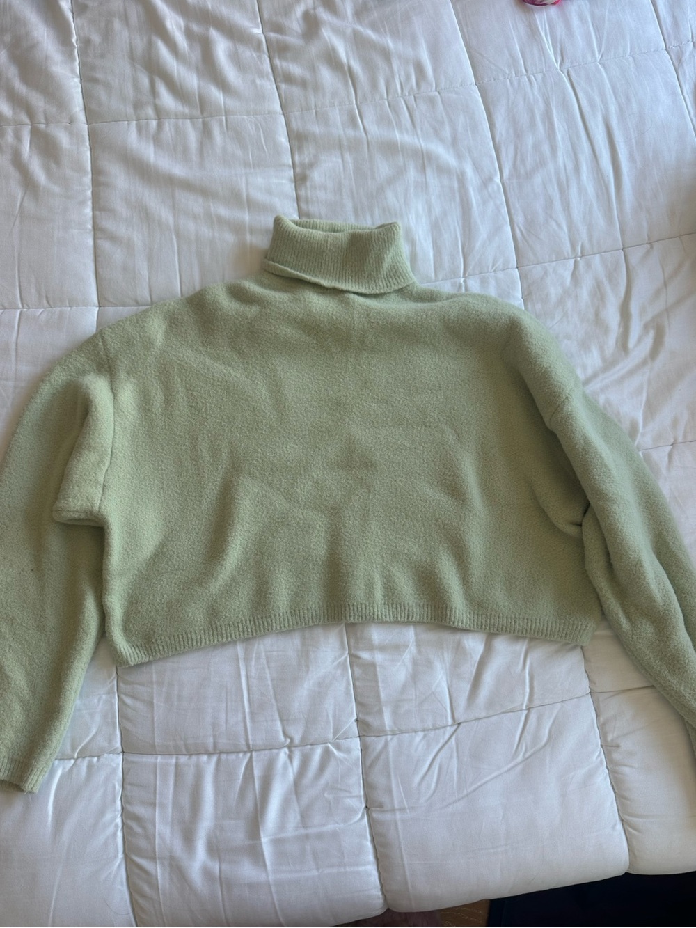 Bershka Turtleneck in Light Green